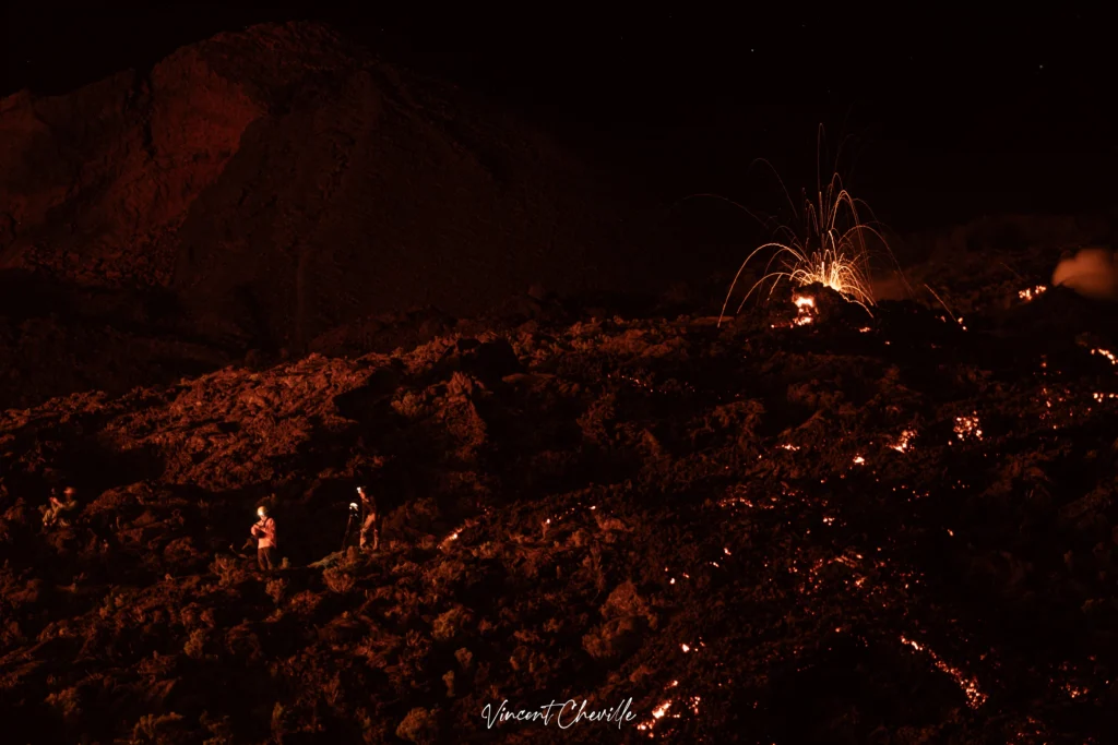 Eruption du Piton de la Fournaise après 891 jours de pause