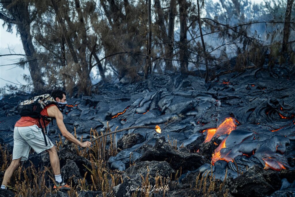 Laves Pahoehoe Piton de la Fournaise mars 2026 Volcanoexplorer.re Vincent CHEVILLE