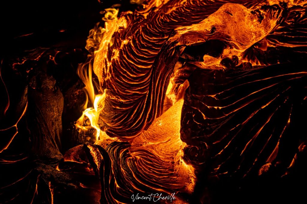 Laves Pahoehoe Piton de la Fournaise mars 2026 Volcanoexplorer.re Vincent CHEVILLE